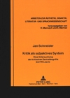 Kritik als subjektives System : Eine Untersuchung der kritischen Zentralbegriffe bei F.R. Leavis - Book