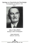 Willy Hellpach : Beitraege Zu Werk Und Biographie - Book
