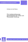 Die Landesverfassungsgerichtsbarkeit der Freien und Hansestadt Hamburg - Book