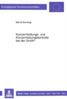 Konzernbildungs- und Konzernleitungskontrolle bei der GmbH - Book