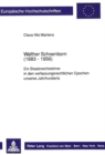 Walther Schoenborn (1883-1956) : Ein Staatsrechtslehrer in den verfassungsrechtlichen Epochen unseres Jahrhunderts - Book