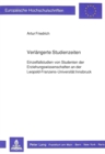 Verlaengerte Studienzeiten : Einzelfallstudien von Studenten der Erziehungswissenschaften an der Leopold-Franzens-Universitaet Innsbruck - Book