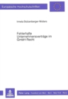 Fehlerhafte Unternehmensvertraege im GmbH-Recht - Book