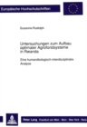 Untersuchungen zum Aufbau optimaler Agroforstsysteme in Rwanda : Eine humanoekologisch-interdisziplinaere Analyse - Book