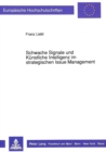 Schwache Signale und Kuenstliche Intelligenz im strategischen Issue Management - Book