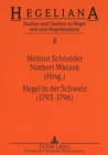 Hegel in Der Schweiz (1793-1796) - Book