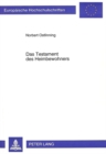 Das Testament des Heimbewohners - Book