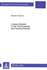 Lineare Modelle in der Psychophysik des Hitzeschmerzes - Book