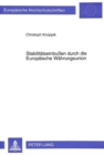 Stabilitaetseinbuen durch die Europaeische Waehrungsunion : Theoretische und empirische Untersuchungen - Book