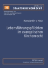 Lebensfuehrungspflichten im evangelischen Kirchenrecht - Book