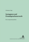 Syntagmen Und Fremdsprachenerwerb : Ein Lernersprachenproblem - Book