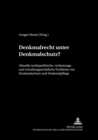 Denkmalrecht Unter Denkmalschutz? : Aktuelle Rechtspolitische, Verfassungs- Und Verwaltungsrechtliche Probleme Von Denkmalschutz Und Denkmalpflege - Book
