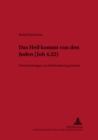 «Das Heil Kommt Von Den Juden» (Joh 4,22) : Untersuchungen Zur Heilsbedeutung Israels - Book
