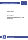Die Deutsche Insolvenzgeldversicherung Und Eg-Recht - Book