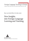 New Insights into Foreign Language Learning and Teaching - Book
