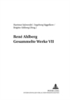 Rene Ahlberg- Gesammelte Werke VII - Book