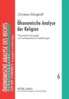 Oekonomische Analyse der Religion : Theoretische Konzepte und rechtspolitische Empfehlungen - Book