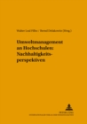 Umweltmanagement an Hochschulen: Nachhaltigkeitsperspektiven - Book