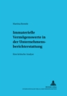 Immaterielle Vermoegenswerte in Der Unternehmensberichterstattung : Eine Kritische Analyse - Book