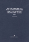 Nachschlagewerk Des Reichsgerichts - Gesetzgebung Des Deutschen Reichs : Kaiserzeit II - Gewerblicher Rechtsschutz Und Urheberrecht - Book