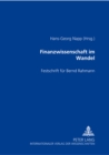 Finanzwissenschaft Im Wandel : Festschrift Fuer Bernd Rahmann - Book
