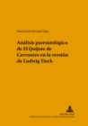 Analisis Paremiologico de «El Quijote» de Cervantes En La Version de Ludwig Tieck - Book