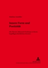Innere Form Und Poetizitaet : Die Theorie Aleksandr Potebnjas in Ihrem Begriffsgeschichtlichen Kontext - Book