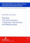 The Role of Communication in Business Transactions and Relationships - Book
