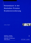 Genanalysen in Der Deutschen Privaten Krankenversicherung - Book