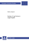 Syntax of -ing Forms in Legal English - Book