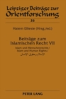 Beitraege zum Islamischen Recht VII : Islam und Menschenrechte / Islam and Human Rights - Book