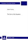 The Sum of No Equation - Book