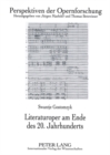 Literaturoper Am Ende Des 20. Jahrhunderts : Eine Interdisziplinaere Studie Am Beispiel Der Opern Von Detlev Glanert - Book