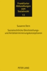 Sozialrechtliche Gleichstellungs- Und Antidiskriminierungskonzeptionen : Begruendung, Systematik Und Implementierung - Book