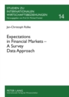 Expectations in Financial Markets - A Survey Data Approach - Book