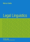Legal Linguistics - Book