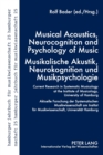 Musical Acoustics, Neurocognition and Psychology of Music - Musikalische Akustik, Neurokognition und Musikpsychologie : Current Research in Systematic Musicology at the Institute of Musicology, Univer - Book