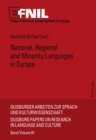 National, Regional and Minority Languages in Europe : Contributions to the Annual Conference 2009 of EFNIL in Dublin - Book