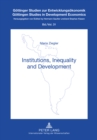 Institutions, Inequality and Development - Book