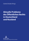 Aktuelle Probleme Des Oeffentlichen Rechts in Deutschland Und Russland - Book