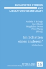 Im Schatten Eines Anderen? : Schiller Heute - Book