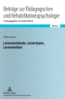 Lernermerkmale, Lernertypen, Lernverhalten : Aspekte der differentiellen Lernpsychologie fuer Lehrende und Lernende - Book
