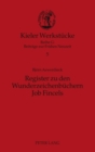 Register Zu Den Wunderzeichenbuechern Job Fincels - Book