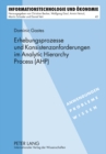 Erhebungsprozesse Und Konsistenzanforderungen Im Analytic Hierarchy Process (Ahp) - Book