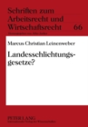 Landesschlichtungsgesetze? - Book