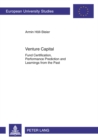 Venture Capital : Fund Certification, Performance Prediction and Learnings from the Past - Book