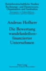 Die Bewertung wandelanleihenfinanzierter Unternehmen - Book