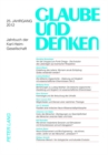 Glaube Und Denken : Jahrbuch Der Karl-Heim-Gesellschaft- 25. Jahrgang 2012 - Book