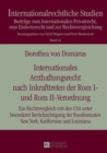 Internationales Arzthaftungsrecht Nach Inkrafttreten Der ROM I- Und ROM II-Verordnung : Ein Rechtsvergleich Mit Den USA Unter Besonderer Beruecksichtigung Der Bundesstaaten New York, Kalifornien Und L - Book