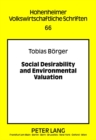 Social Desirability and Environmental Valuation - Book